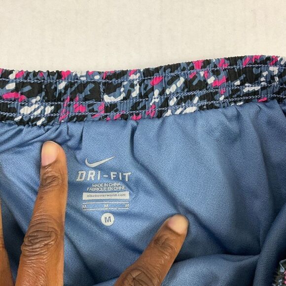 Nike Womens Running Shorts Dri Fit Printed 3" Inseam Pull On Stretch M Medium - Picture 4 of 12